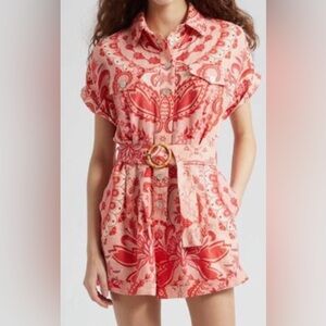 FARM Rio Red Jaipur Romper